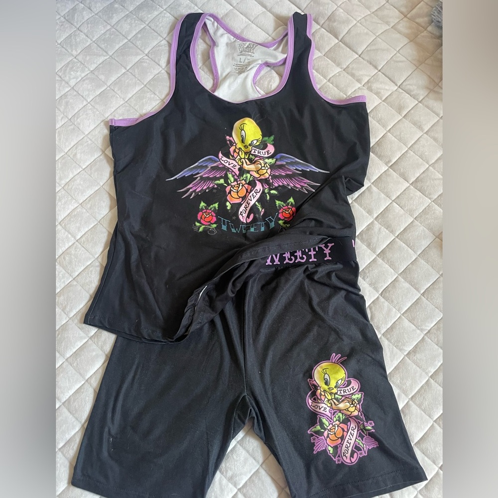 Fashion Nova Looney Tunes Lounge Set